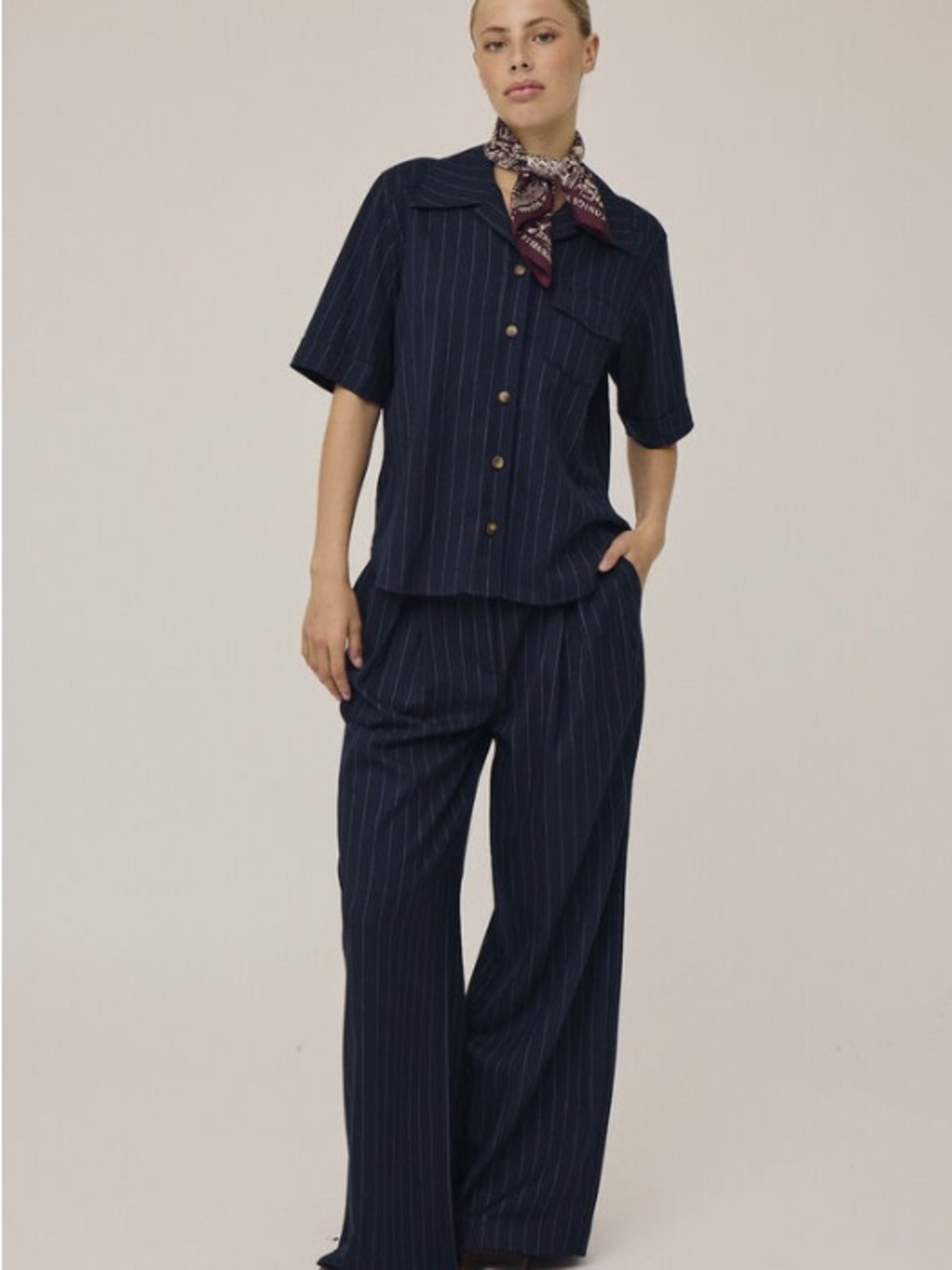 MAGASIN DU NORD Pinstripe Set